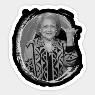 Pose Dorothy Zbornak F*ck Cool Sticker